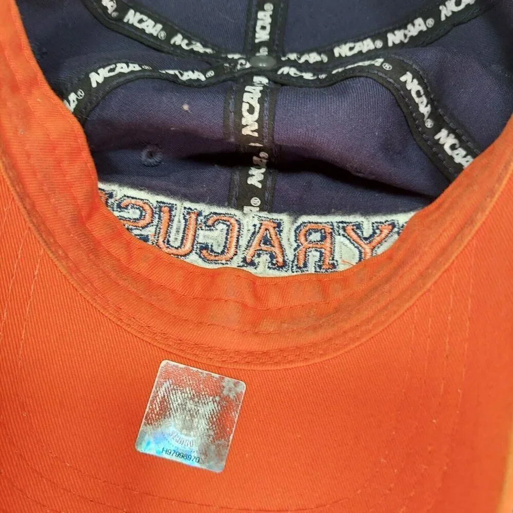 Syracuse University Blue Orange Adjustable Hat NCAA 1870 Logo Cap College